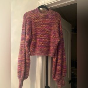 For Love and Lemons crop sweater never been worn!!